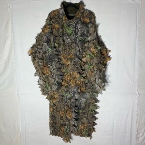 Green Trail Hard Woods Camouflage Leafy Suit Gillie Suit Camo Suit L/XL